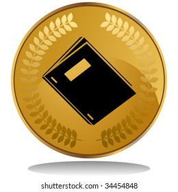 icono de unión al libro de grapado de la silla de ruedas