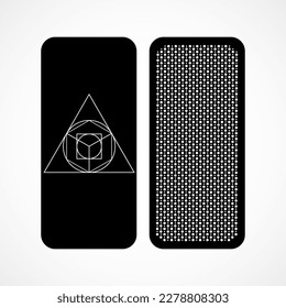 Sadhu board. Meditation Board. Spiritual practice. Vector illustration
