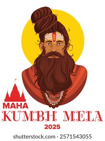 Sadhu in grand festival maha kumbh mela