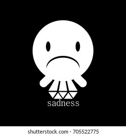 Sadness Vector Template Design