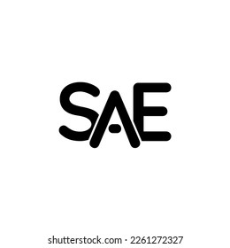 SAE initial letter monogram logo
