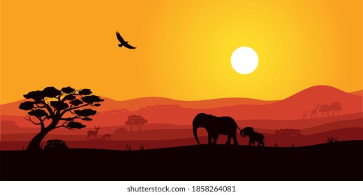 4,553 Safari skyline Images, Stock Photos & Vectors | Shutterstock