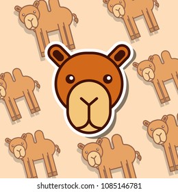 safari animal card