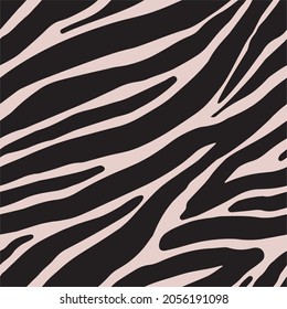 Safari - Animal Print vector illustrations. Seamless pattern. Abstract pattern - Zebra