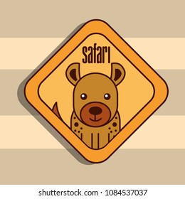 safari animals cartoon