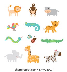 Safari Animals Clipart 