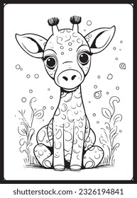 Safari Animals Coloring Pages for Kids