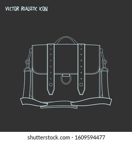 Safari bag icon line element. Vector illustration of safari bag icon line isolated on clean background for your web mobile app logo design.