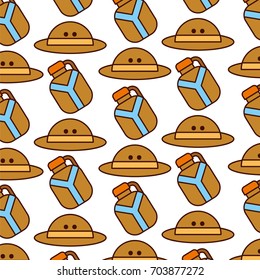 safari canteen and hat pattern