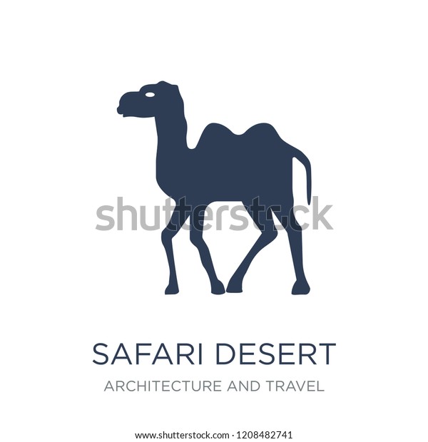 safari\
desert icon. Trendy flat vector safari desert icon on white\
background from Architecture and Travel collection, vector\
illustration can be use for web and mobile,\
eps10