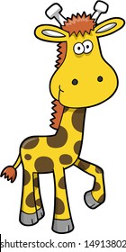 Ilustração do vetor Safari Giraffe
