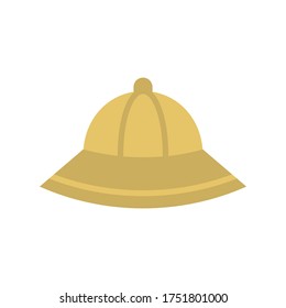 Safari hat, desert icon. Simple color vector elements of wilderness icons for ui and ux, website or mobile application