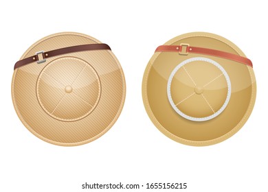 Safari hat vector design illustration isoalted on white background