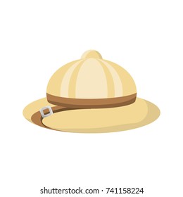 safari hat  vector illustration