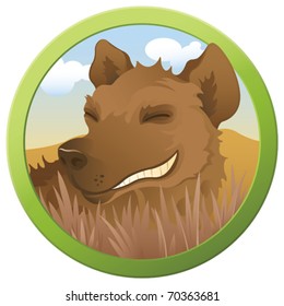 Safari Hyena - vector