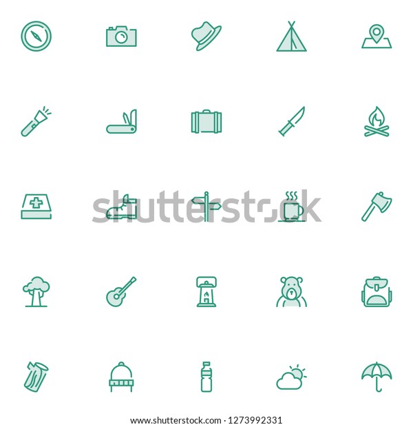 Safari icons pack. Isolated safari symbols\
collection. Graphic icons\
element