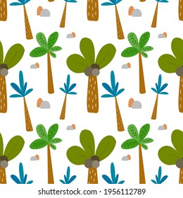 Safari jungle animals seamless pattern for scrapbooking, decoration, fabric