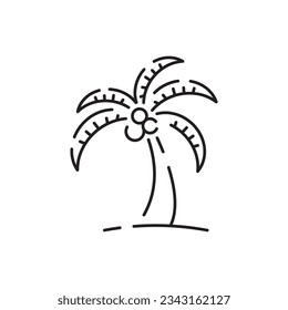 Safari Travel Collection Elements Icon Vector Thin Line. Animal And Africa, Car And Tree, Human Silhouette And Hat Safari Adventure Concept Linear Pictograms. Monochrome Contour Illustrations