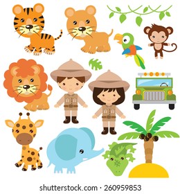 Safari vector illustration