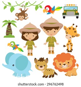 Safari vector illustration