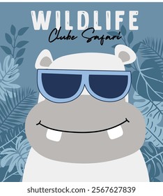 SAFARI WILD HIPPO SUMMER COOL