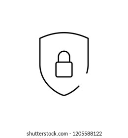 safe 04 icon. Element of security icon. Thin line icon for website design and development, app development. Premium icon