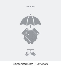 Safe arrangement - Minimal vector icon