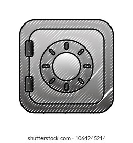 safe box bank security money icon
