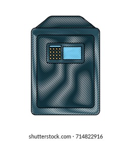 safe box with digital display  icon image 
