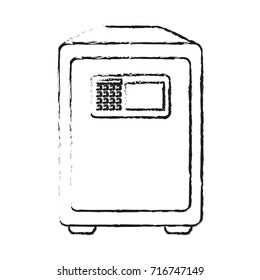 safe box with digital display icon image