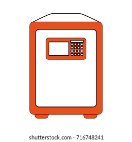 safe box with digital display icon image