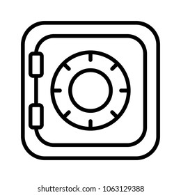 safe box finance security icon