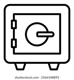 Safe Box Icon Element For Design
