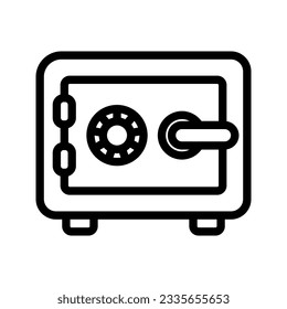 Safe Box icon. sign for mobile concept and web design. vector illustration