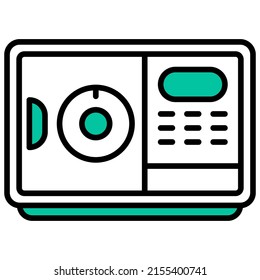 safe box icon with transparent background