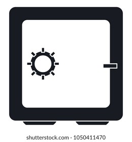 safe box isolated icon