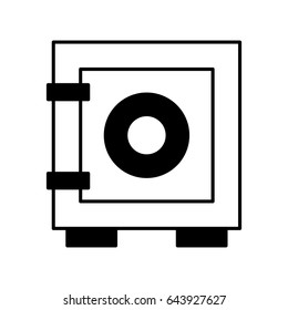 safe box isolated icon