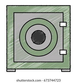 safe box isolated icon