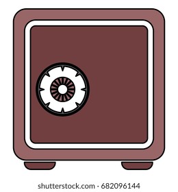 safe box isolated icon
