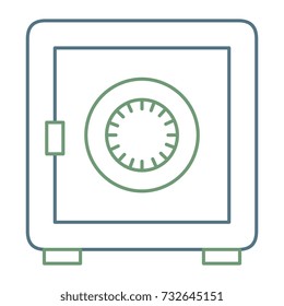 safe box isolated icon