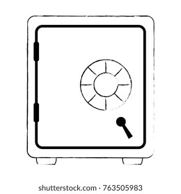 safe box isolated icon