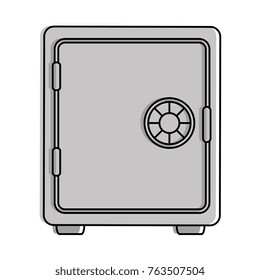 safe box isolated icon