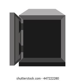 safe box isolated icon design, vector illustration  graphic 