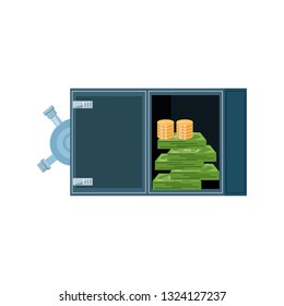 safe box security with money cash