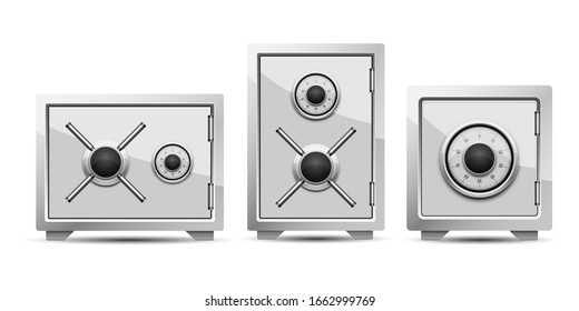 Safe box vector design illustration isolated on white background
