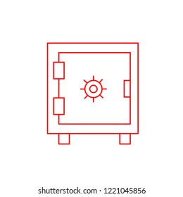 safe box vector icon