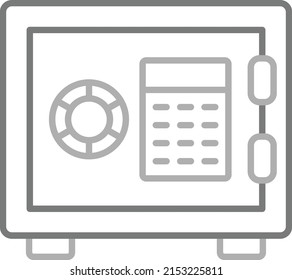 Safe Box vector icon. Can be used for printing, mobile and web applications.