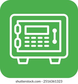 Safe box Vector Icon Design Illustration
