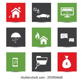 Safe, Business and Sale icon set