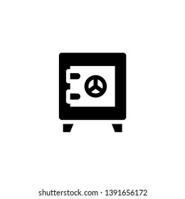 safe cabinet icon vector illustration